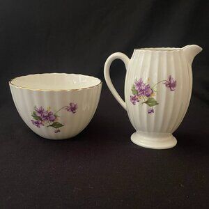 Radfords Bone China Open Sugar & Creamer Set